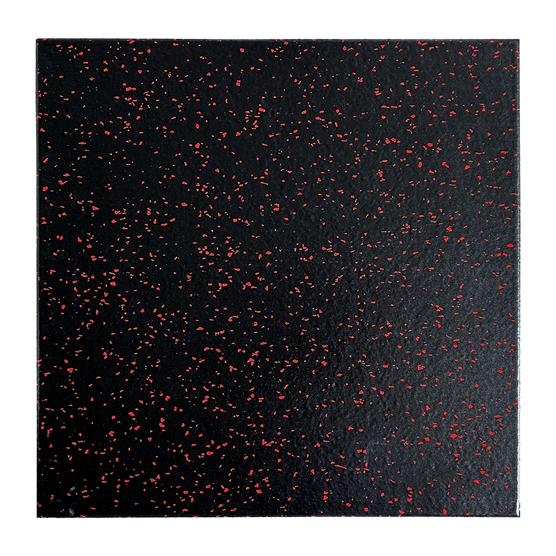 Colorful Rubber Granule Composite Floor-Red 